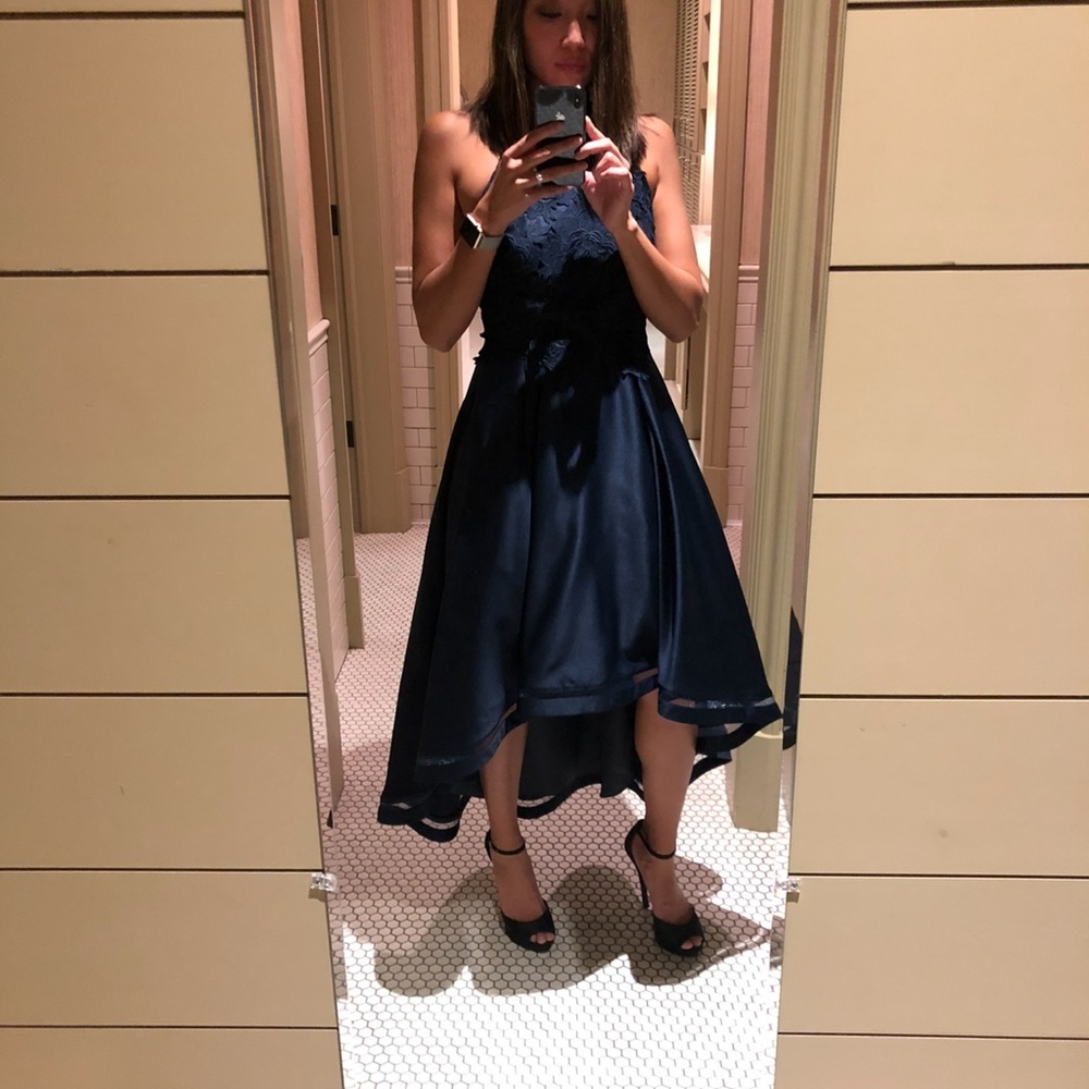 Nicole Miller navy formal dress size 4